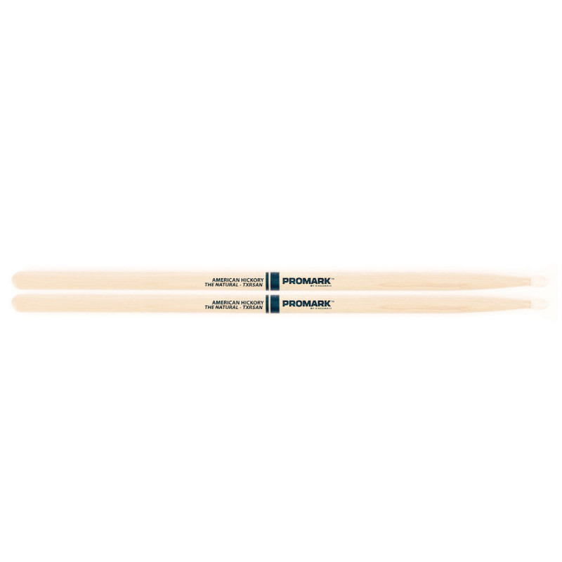 Pro-Mark TXR5AN - Baguettes The Naturalen Hickory 5A, olive en nylon