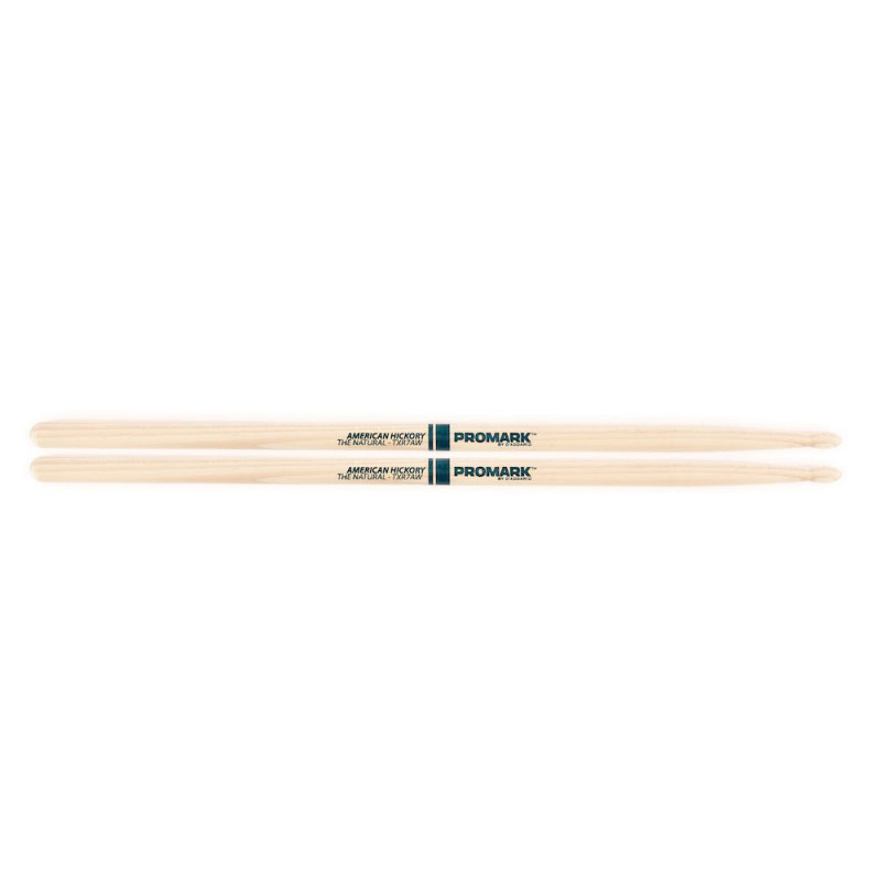 Pro-Mark TXR7AW - Baguettes The Naturalen Hickory 7A, olive en bois