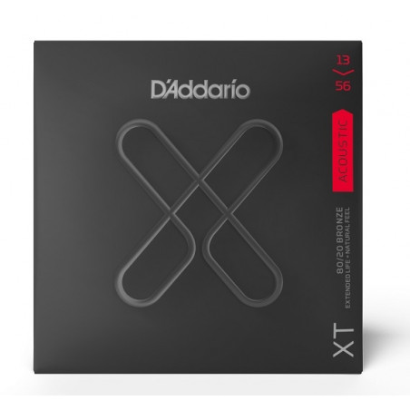 D'Addario XTAPB1356 - jeu guitare acoustique XT phosph. bronze -  Medium, 13-56