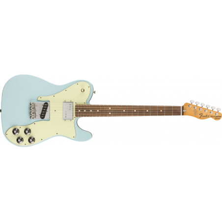 Fender Vintera '70s Telecaster Custom - touche Pau Ferro - Sonic Blue (+  housse)