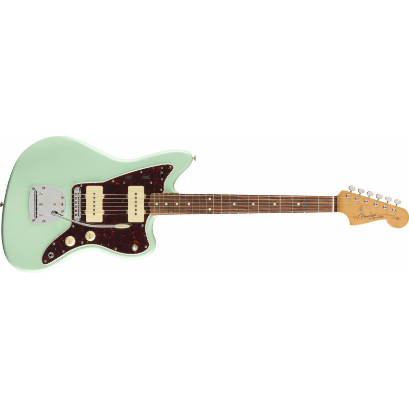 Fender Vintera '60s Jazzmaster Modified - touche Pau Ferro - Surf Green (+ housse)