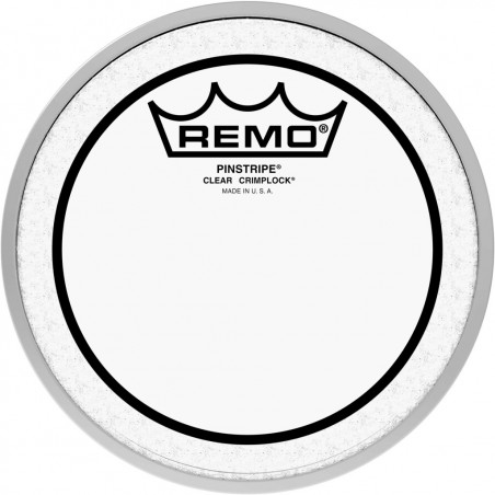 Remo PS-0306-MP - Peau Pinstripe transparente 6" pour Tom de Parade