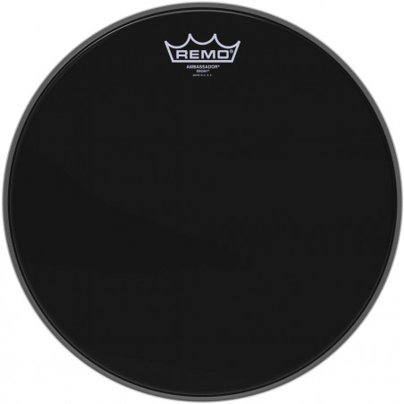 Remo ES-0013-00 - Peau Ebony Ambassador 13" pour Tom/ Caisse claire