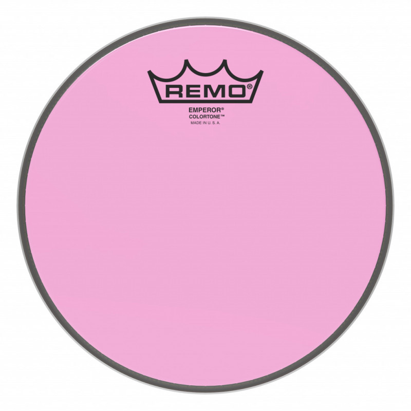 Remo BE-0308-CT-PK - Peau de frappe Emperor Colortone, rose, 8