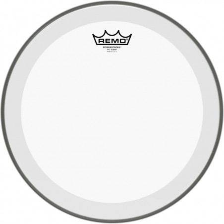 Remo P4-0314-BP - Peau Powerstroke 4 transparente 14" avec double pli pour Tom