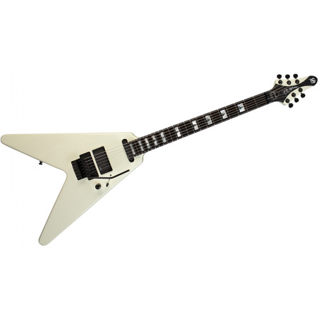 Framus WH-1 Wolf Hoffmann Artist Series - Creme White - Guitare électrique