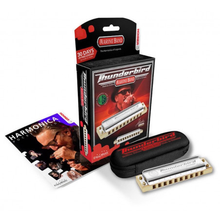 Hohner ThunderBird - Fa grave - Harmonica diatonique