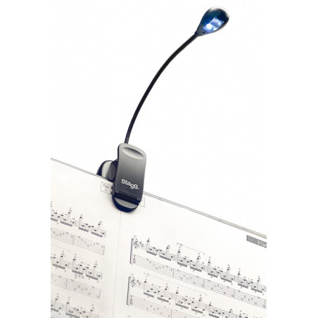 Stagg MUS-LED 2 - Double lampe LED multifonction à pince, à poser ou à fixer