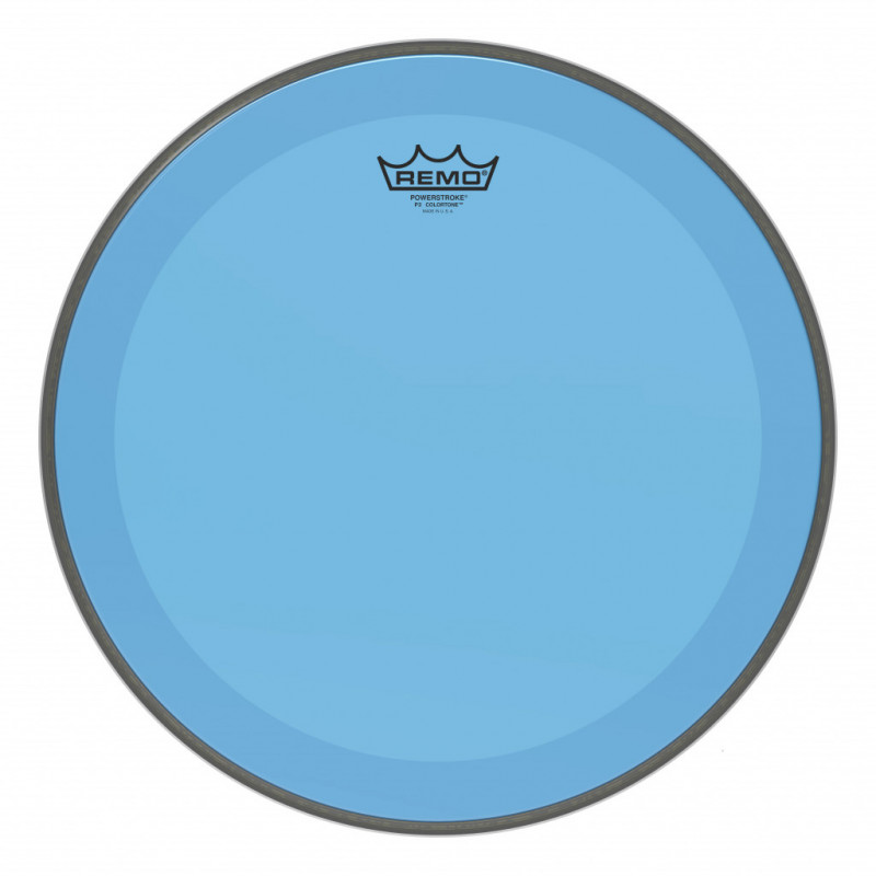 Remo P3-1316-CT-BU - Peau Powerstroke ColorTone blue 16''