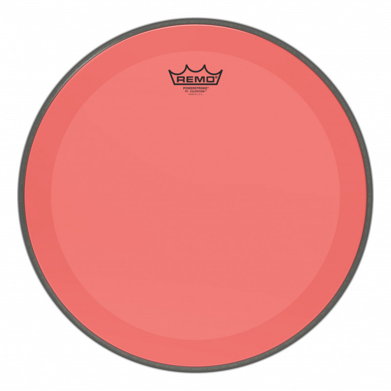 Remo P3-1316-CT-RD - Peau Powerstroke ColorTone red 16''