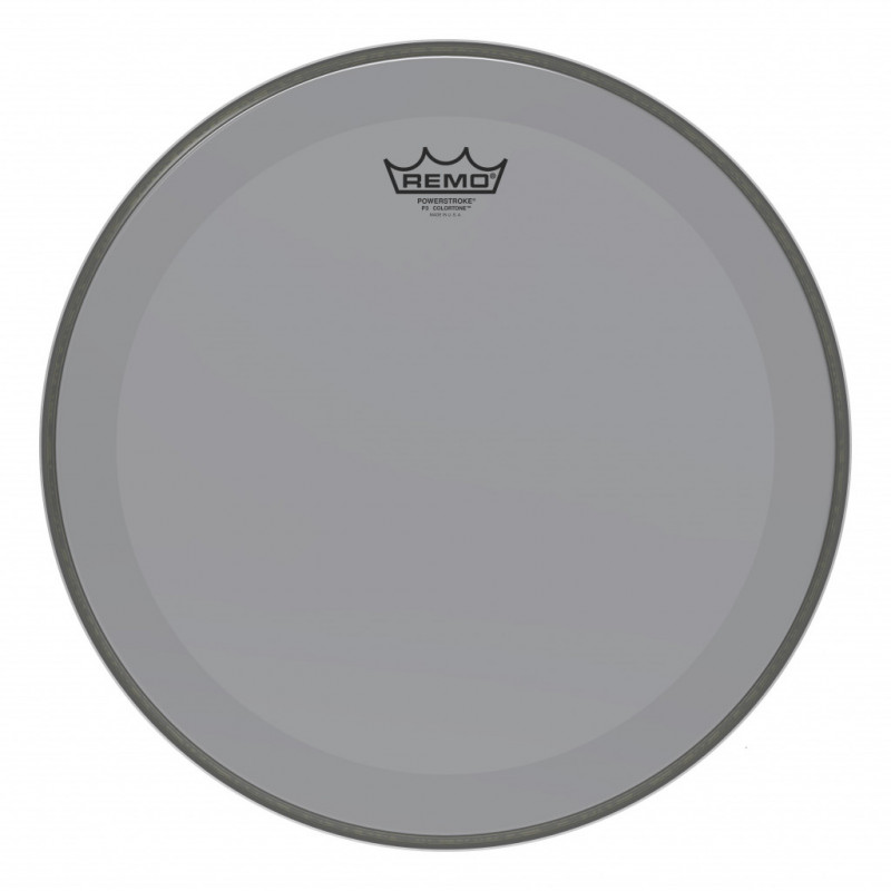 Remo P3-1316-CT-SM - Peau Powerstroke ColorTone smoke 16''