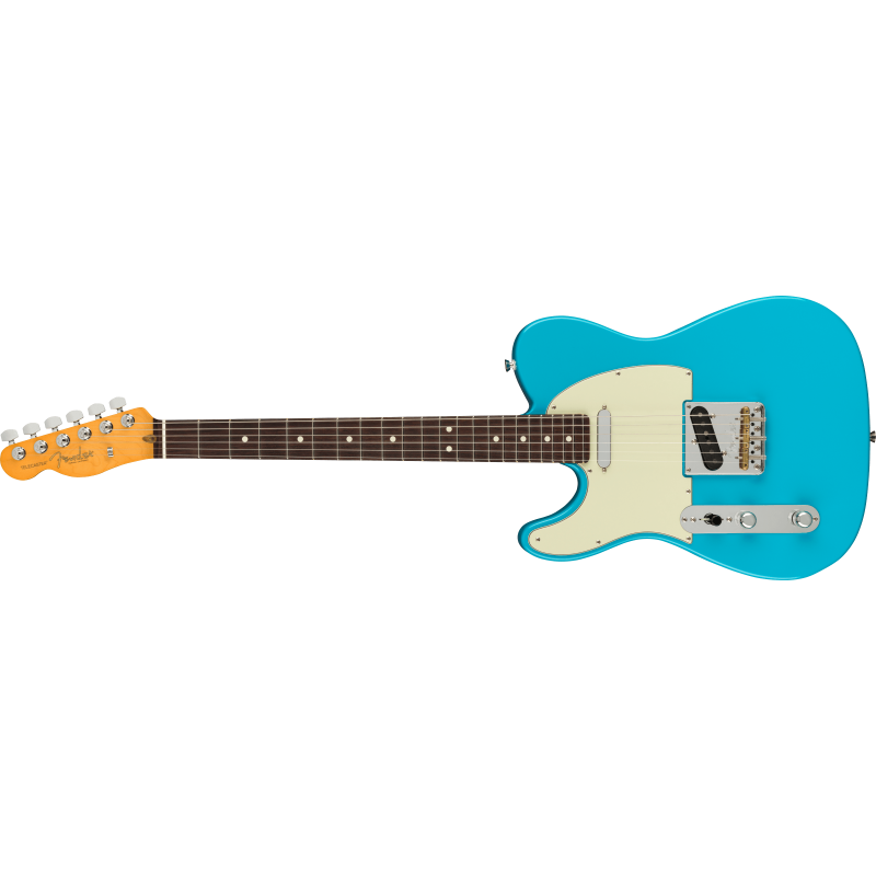 Fender American Professional II Telecaster- gaucher - Miami Blue