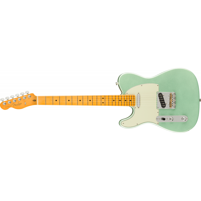 Fender American Professional II Telecaster- gaucher - Mystic Surf Green