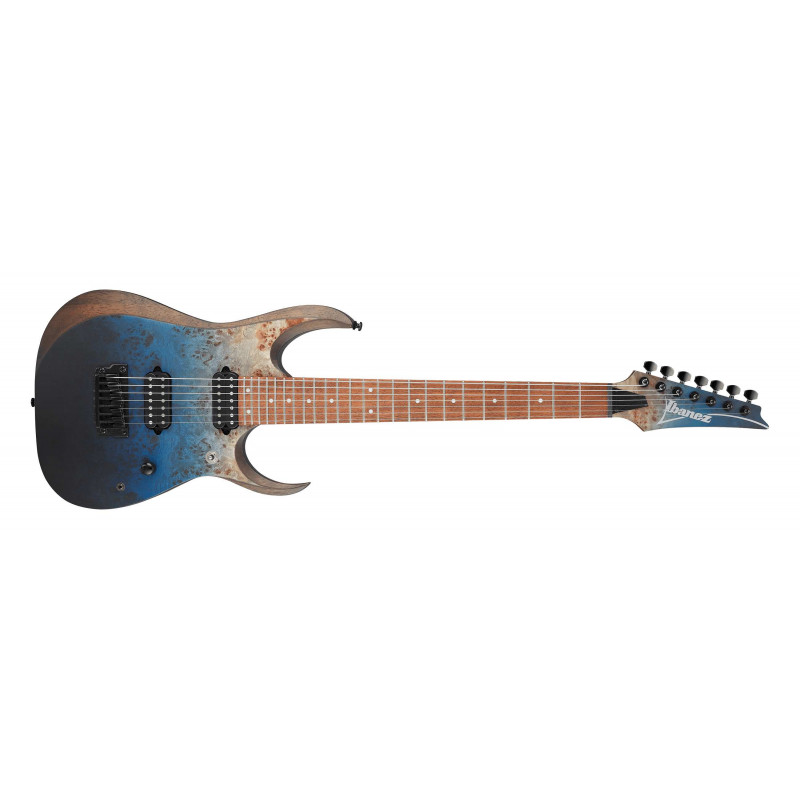 Ibanez RGD7521PB-DSF - Guitare électrique 7 cordes - Deep seafloor fade flat