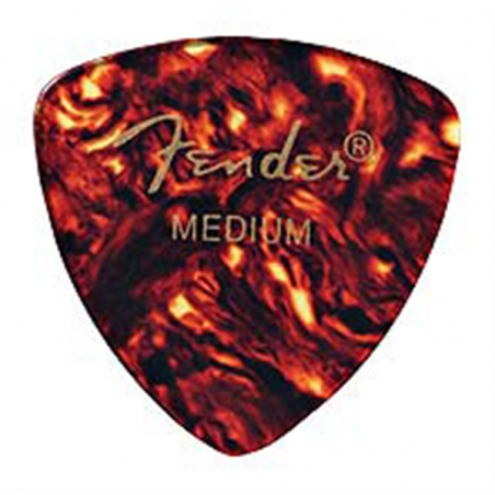 Fender Pack de 12 médiators 346 Classic Celluloid, mediums - Tortoise Shell