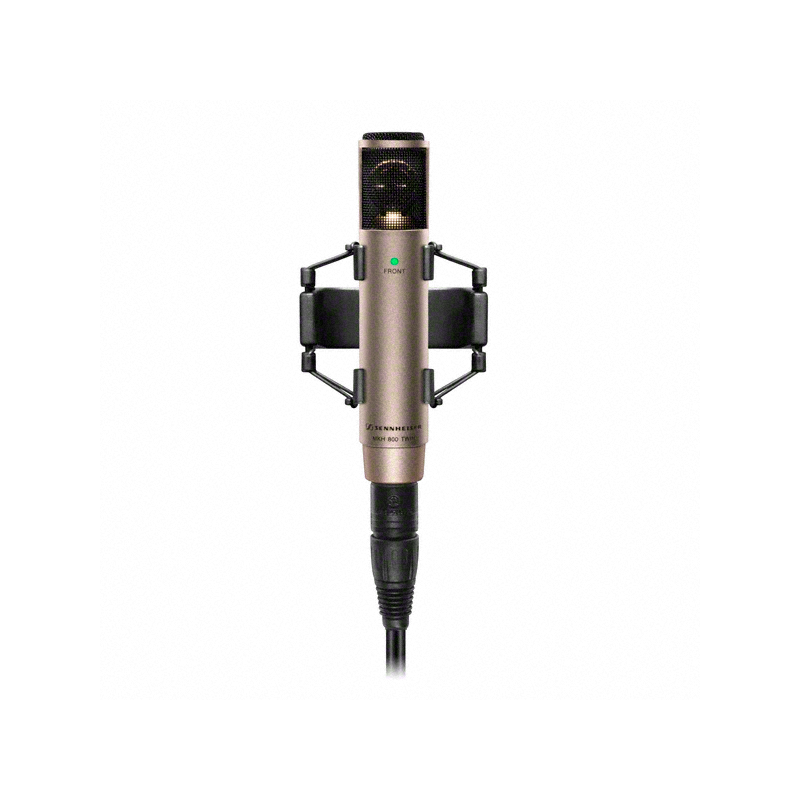 Sennheiser MKH 800 Twin Ni - Microphone électrostatique à condensateur HF, cardioïde x2