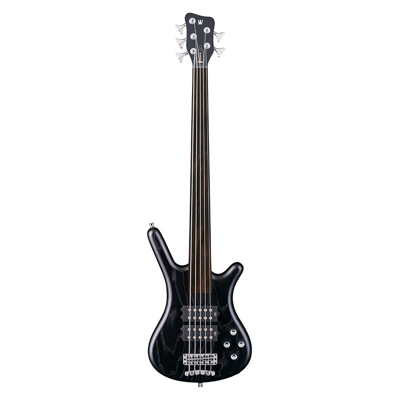 Warwick Corvette SS 5 - Basse électrique 5 cordes fretless - Nirvana Black Satin