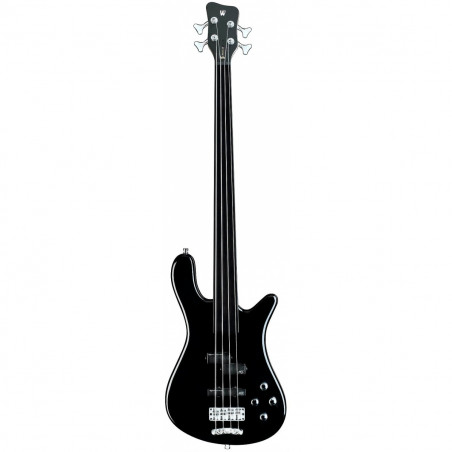 Warwick Streamer LX 4 - Basse électrique 4 cordes fretless - Solid Black