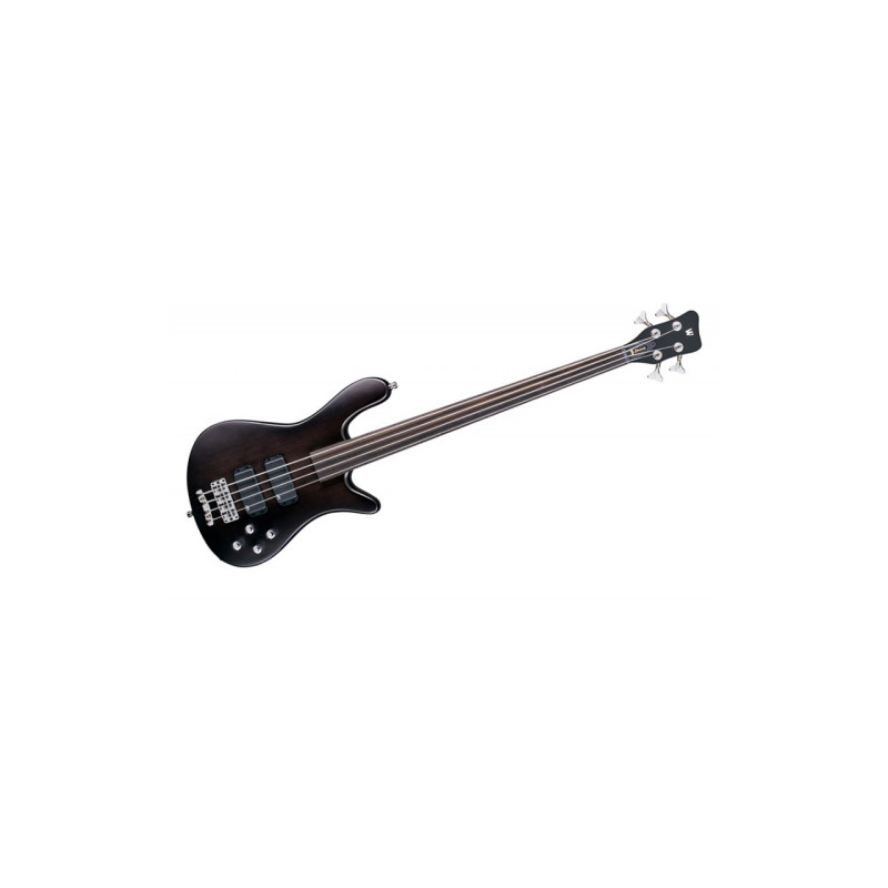 Warwick Streamer Standard 4 - Basse électrique 4 cordes fretless - Nirvana Black Satin