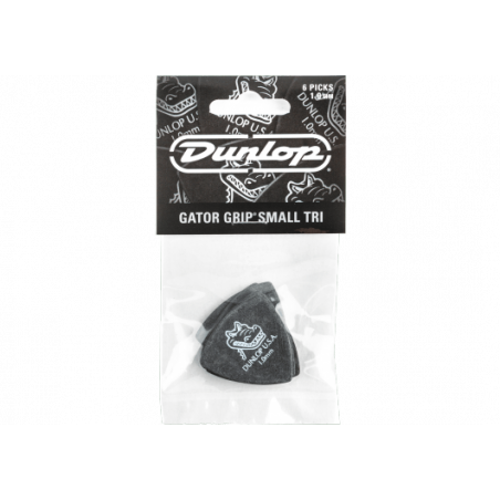 Dunlop 572P100 - Pack de 6 médiators Gator Grip small triangle 1,00mm