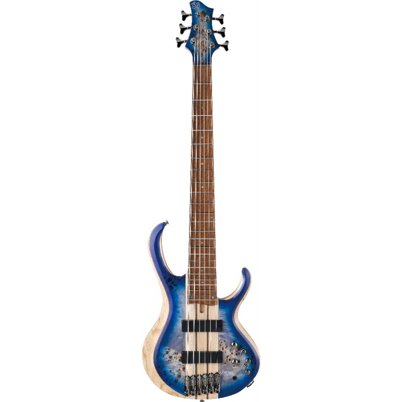 Ibanez BTB846-CBL - Basse électrique 6 cordes série BTB - Cerulean Blue Burst