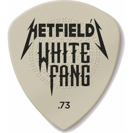 Dunlop PH122R073 - Médiator White Fang 0,73mm à l'unité