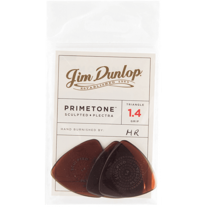 Dunlop 512P140 - sachet de 3 médiators Primetone Triangle Grip 1,40mm