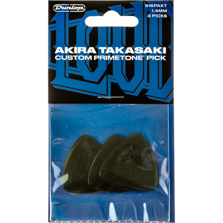 Dunlop 516PAKT - sachet de 3 Médiators Small Triangle Akira Takasaki