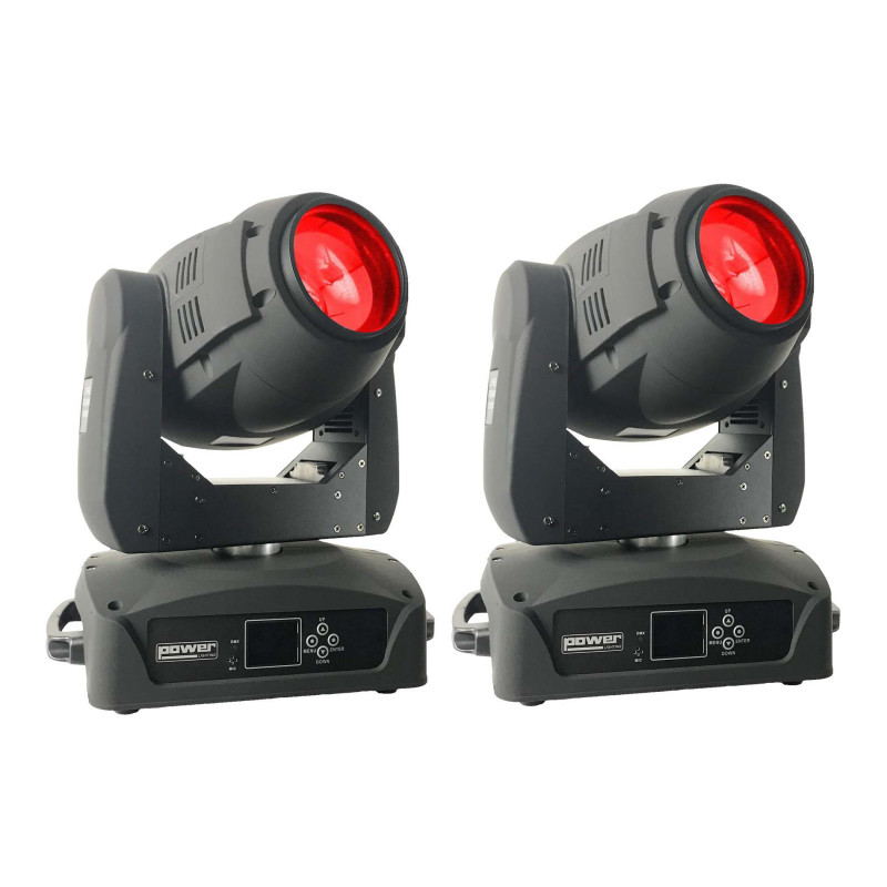 Power Lighting Lyre Spot 180 Pack - Pack : 2 lyres Spot 180W + Flight-case offert