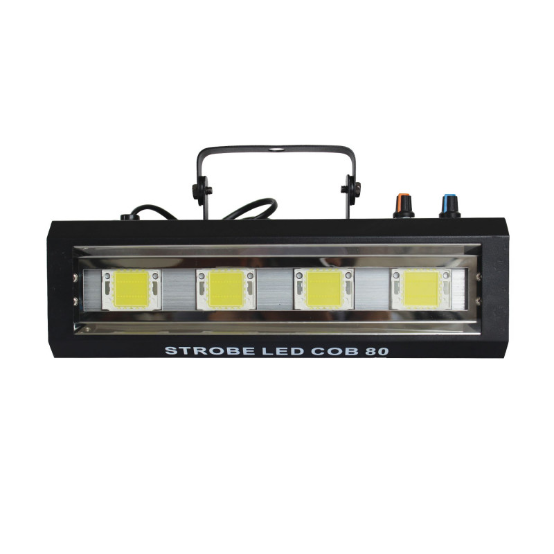 Power Lighting Strobe Led Cob 80 - Stroboscope 80W  4 LEDs Blanches