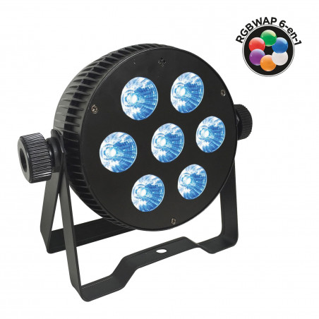 Power Lighting Par Slim 7x10w Hexa - Par Slim 7 Leds de 10W 6-en-1