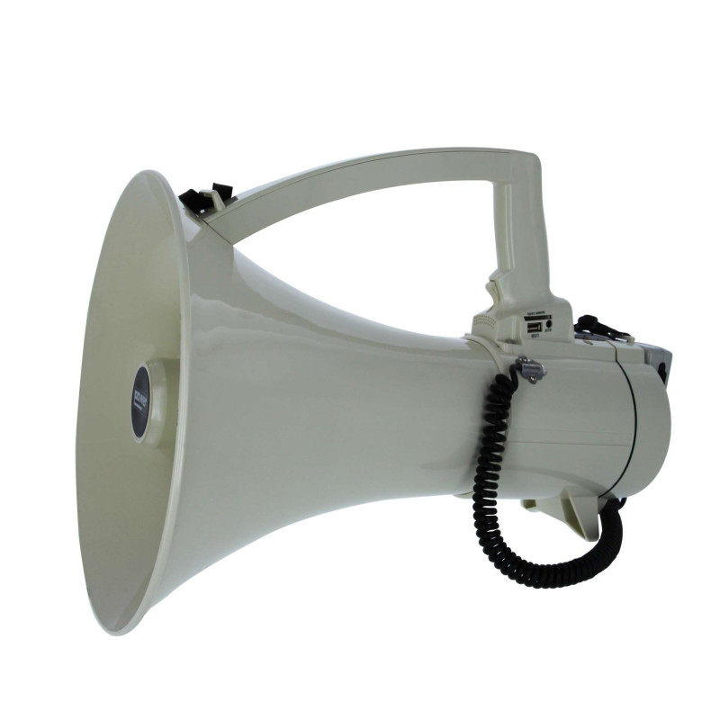 Power Acoustics Megapower 45m Bat - Megaphone 45W avec Combiné Sur Batterie