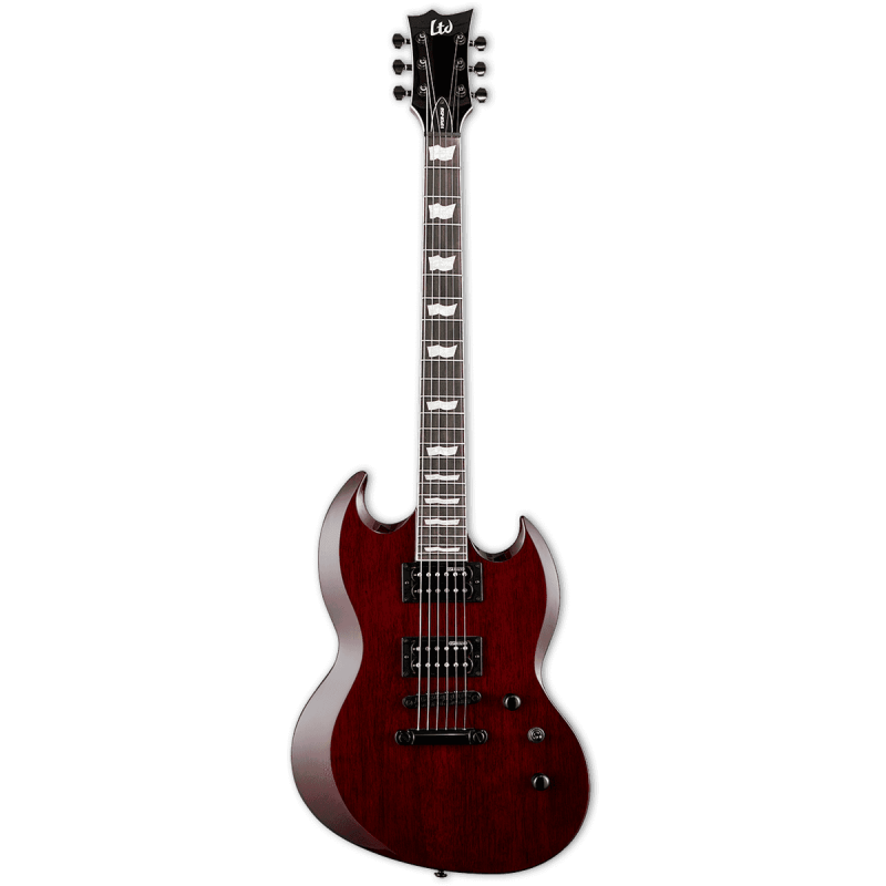 Ltd  VIP256-STBC - Guitare électrique Viper 256 See Thru Black Cherry