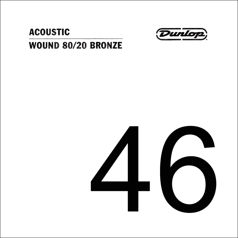 Dunlop  DAB46 - Corde acoustique 80/20 Bronze .046, filée