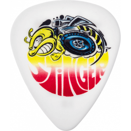 Dunlop  BL34R10 - Dirty Donny, sachet de 36 médiators, Stinger, white 1.00 mm