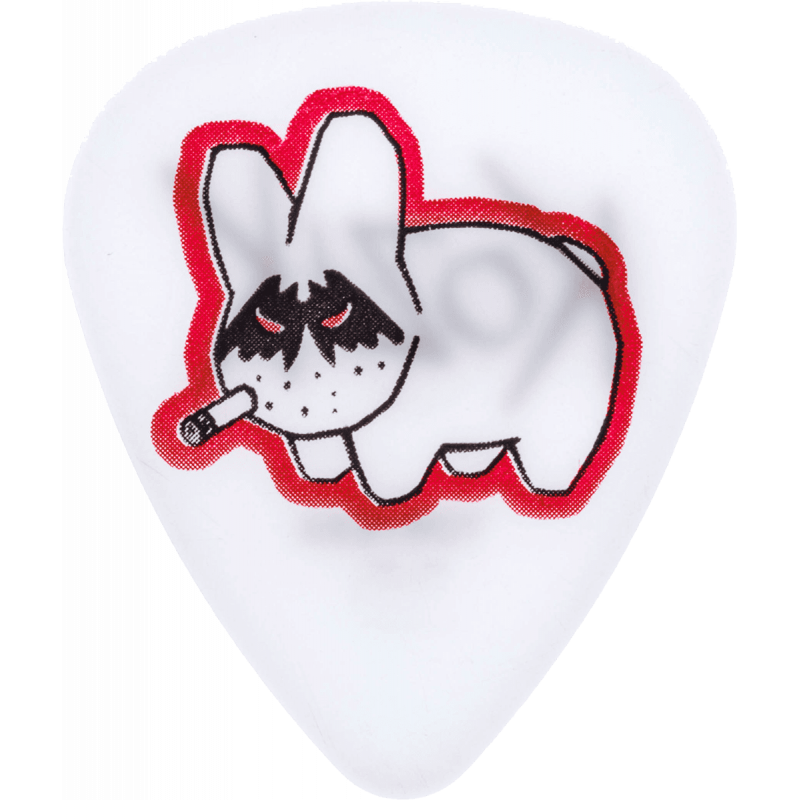 Dunlop  BL28R100 - Frank Kozik, sachet de 36 médiators, King of Rock, white 1.00 mm