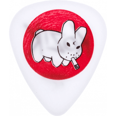 Dunlop  BL23R100 - Frank Kozik, sachet de 36 médiators, Devil Bunny, white 1.00 mm