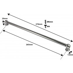 Sparedrum TL1D265 - Coquille Tube - 265mm - Double Tirant (x1)