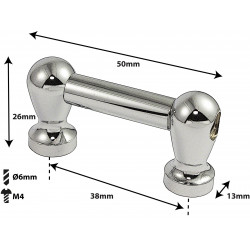 Sparedrum TL1S38B - Coquille Tube Grosse Caisse - 38mm - Mono Tirant (x1)