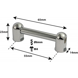 Sparedrum TL2D55 - Coquille Tube - 55mm - Double Tirant (x1)