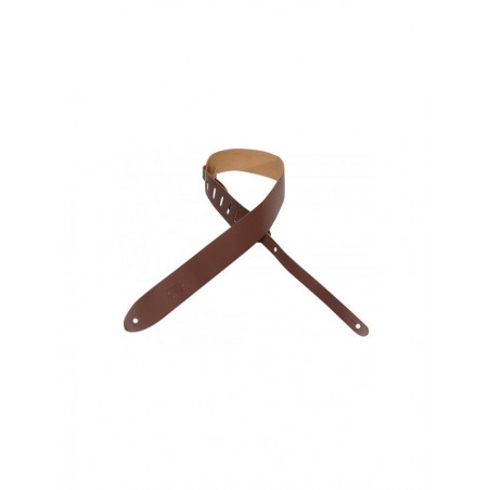 Levy's M12-BRN - Sangle  5  cm, cuir standard - Brown