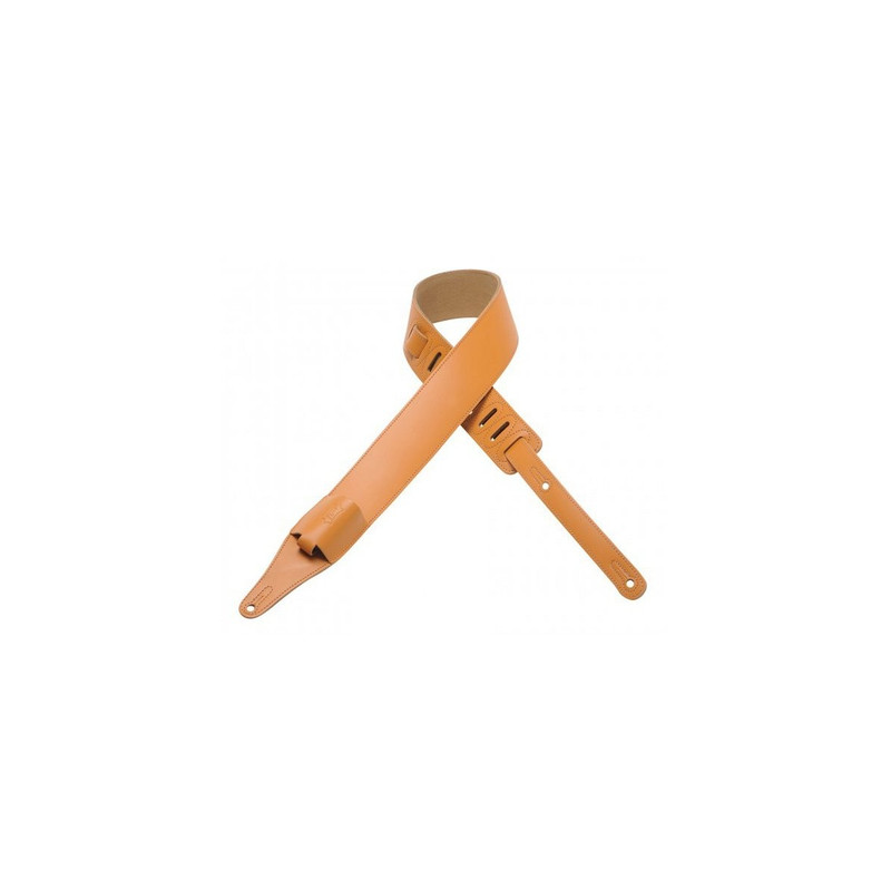 Levy's M17SH-TAN - Sangle  6,4  cm avec porte bottle neck - Tan