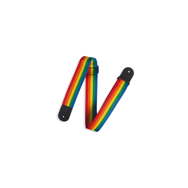 Levy's M8POLY-RNB - Sangle  5  cm, polypropylène - Rainbow