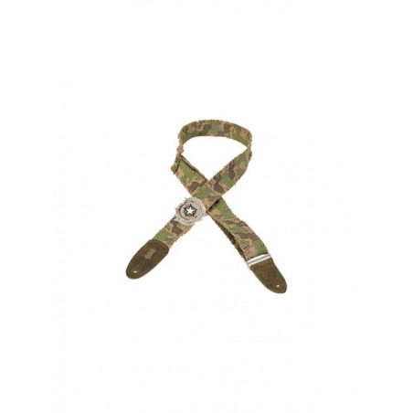 Levy's MC8TWC-002 - Sangle  5  cm, coton, Camo patch Tear Wear - Design 002