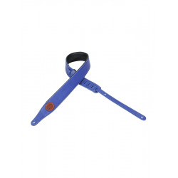 Levy's MG217-BLU - Sangle  5  cm, cuir premium avec rembourrage - Bleu