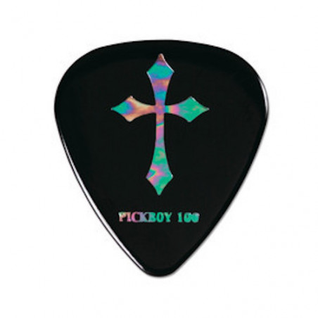 10 Mediators PickBoy PB81 Celltex - Heavy Metal Christian Cross - 1,0 mm