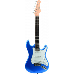Eko S100-BLU - Guitare électrique type Strat 3/4 - Metallic Blue