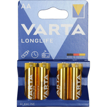 Lot de 4 Piles LR06/AA Varta