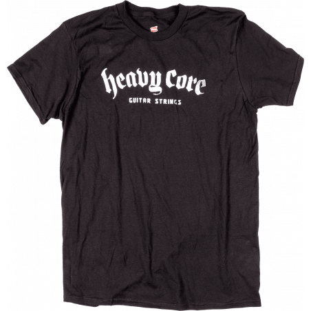 Dunlop - T-shirt noir heavy core - medium