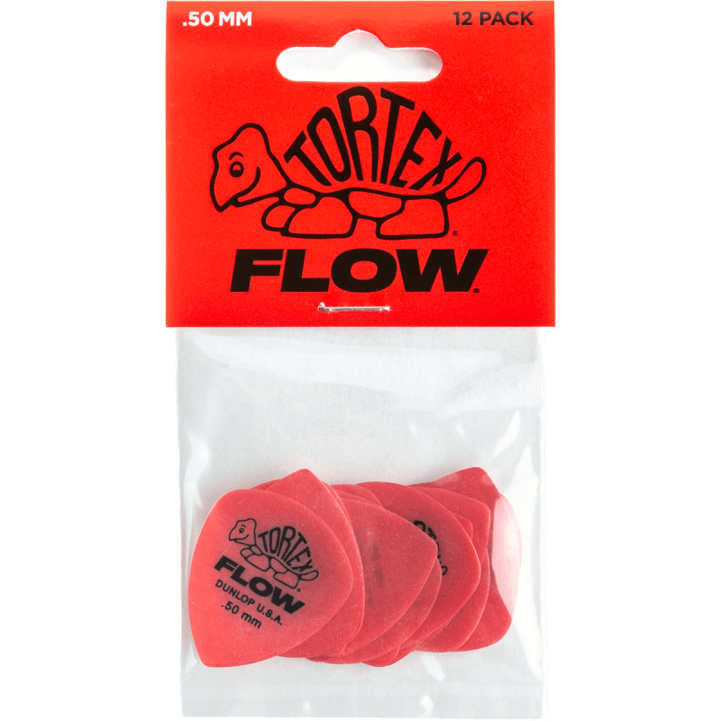 Dunlop 558P050 - Tortex flow standard 0,50mm - sachet de 12